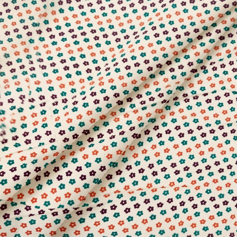Floral Cotton Fabric - EA4884 - Folds