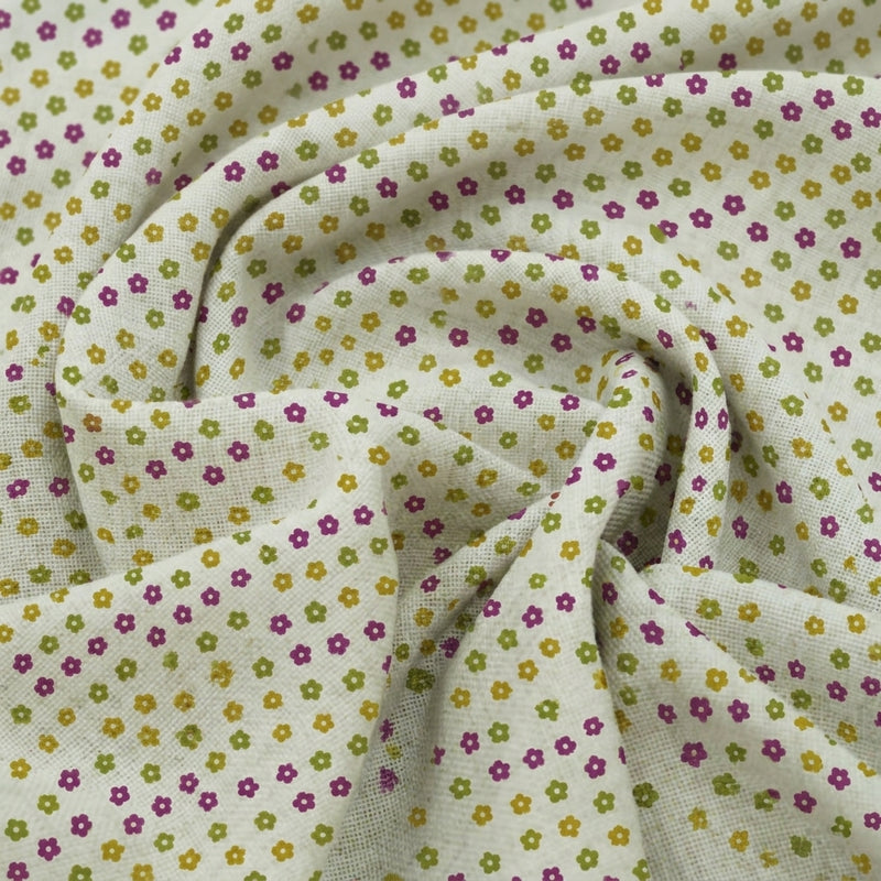 Floral Cotton Fabric - EA4885 - Swirl