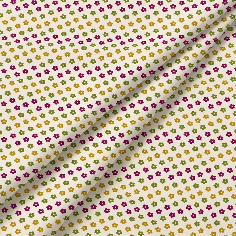 Floral Cotton Fabric - EA4885 - Folds