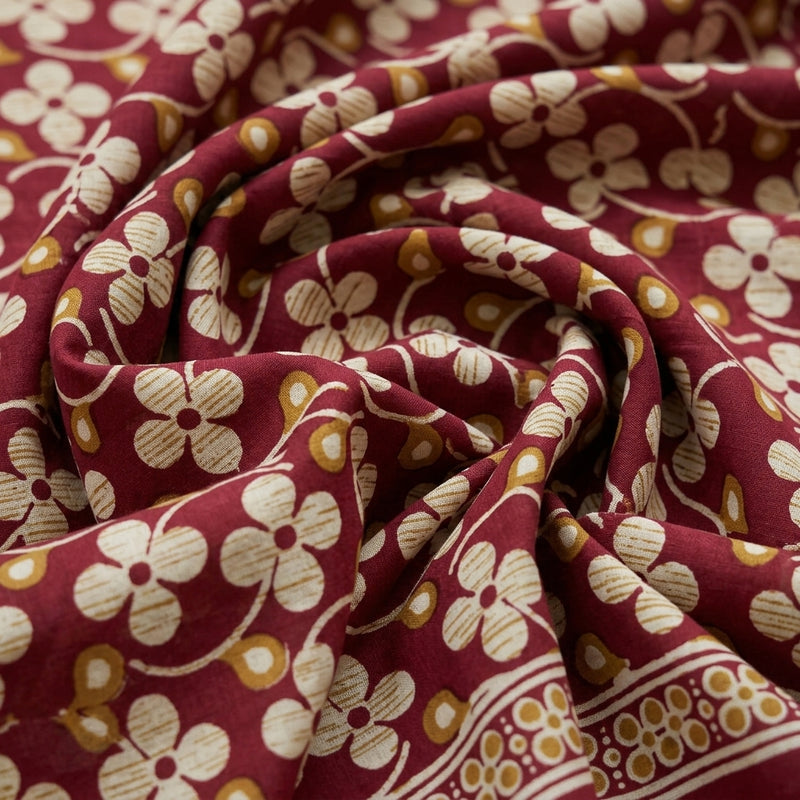 Floral Cotton Fabric - EA4889 - Swirl