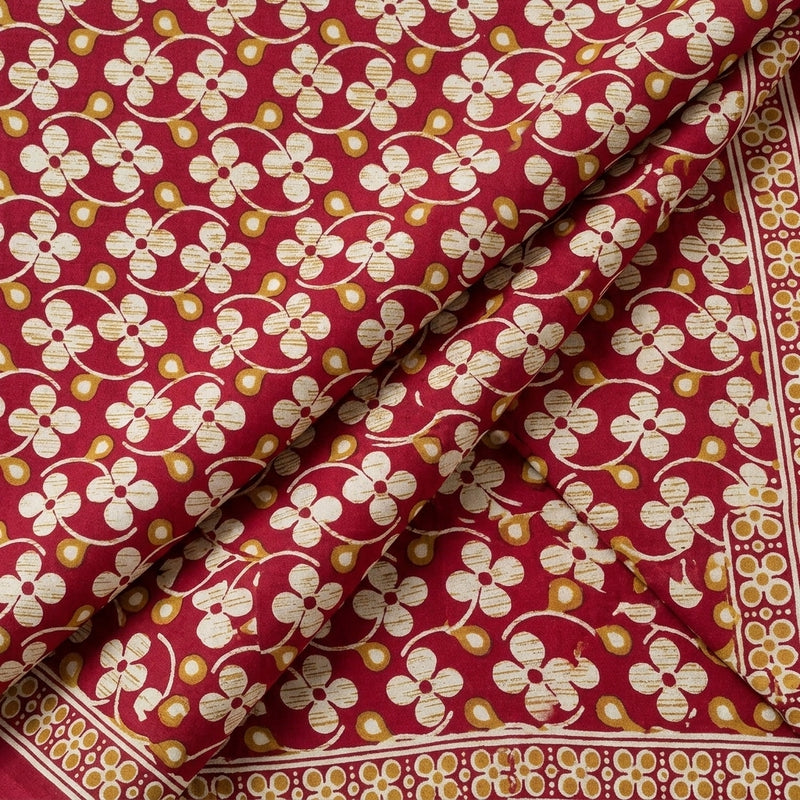 Floral Cotton Fabric - EA4889 - Folds