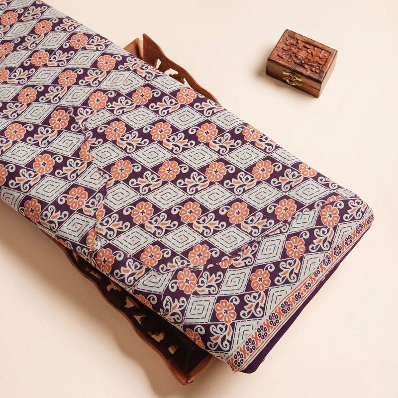 Wine Wine Floral Cotton Fabric - Tray