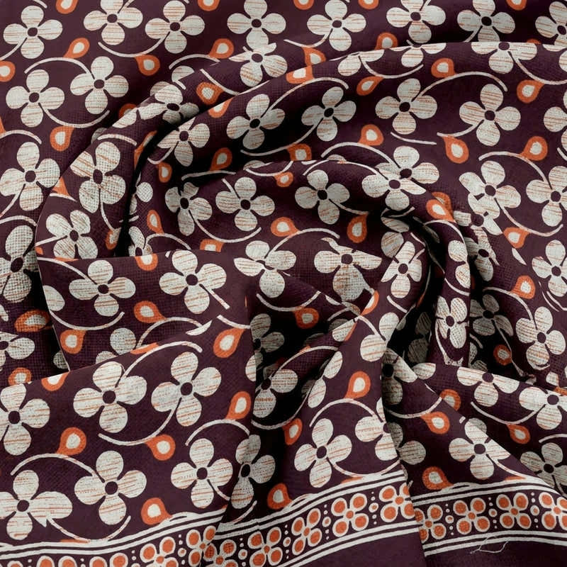 Floral Cotton Fabric - EA4892 - Swirl