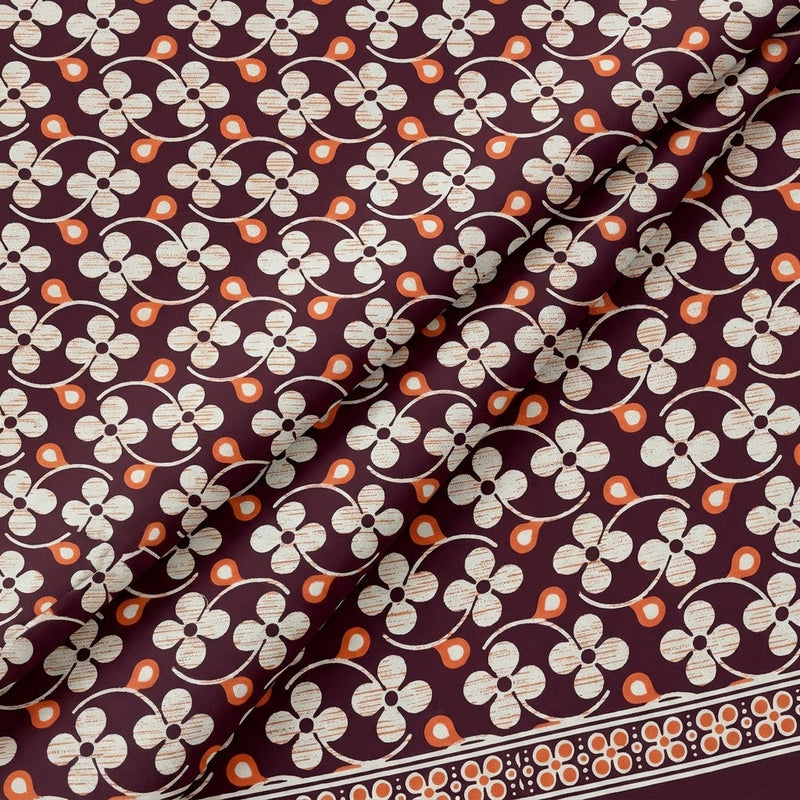 Floral Cotton Fabric - EA4892 - Folds