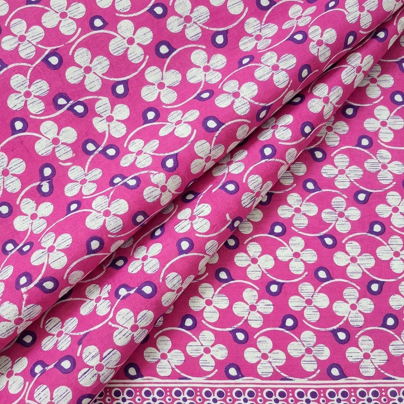 Floral Cotton Fabric - EA4893 - Folds
