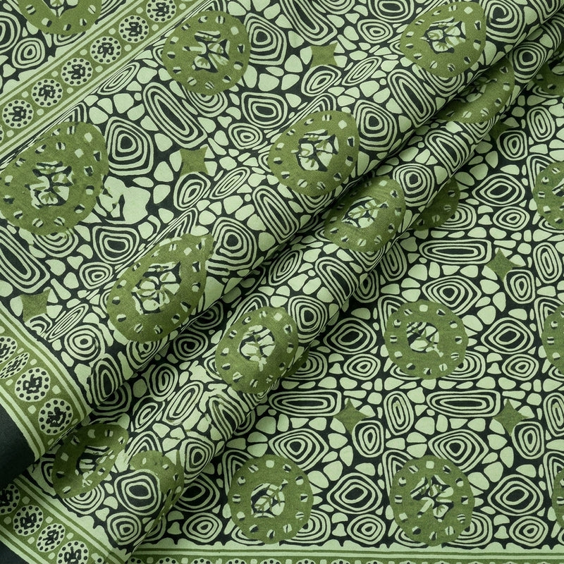 Floral Cotton Fabric - EA4896 - Folds