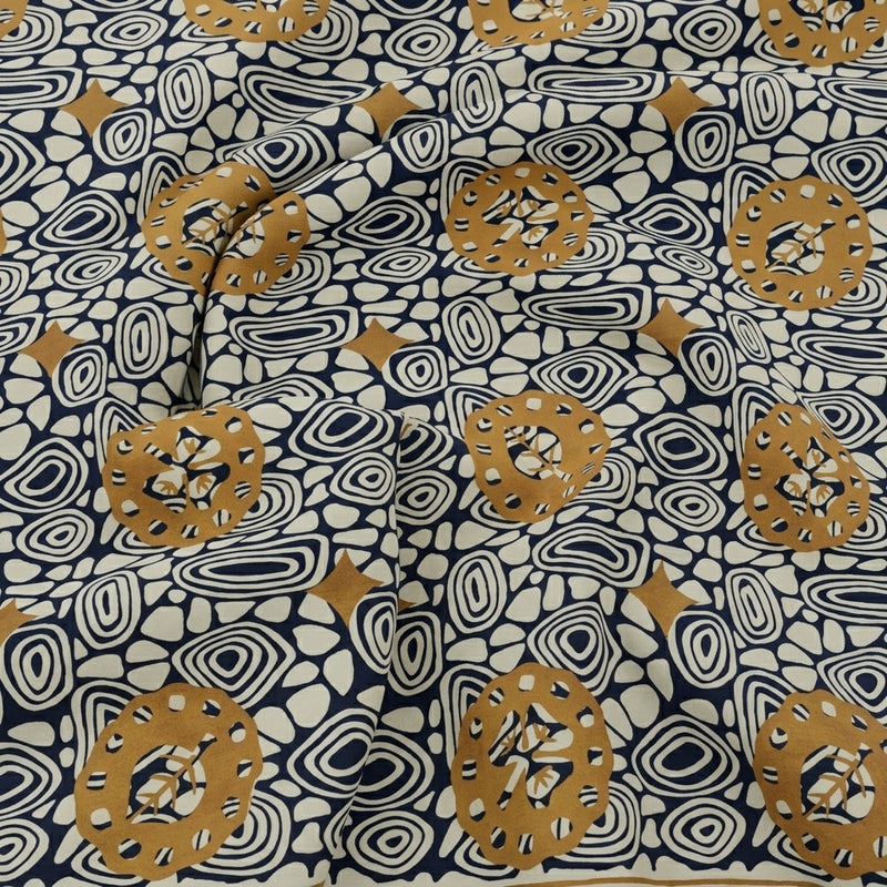 Floral Cotton Fabric - EA4898 - Swirl