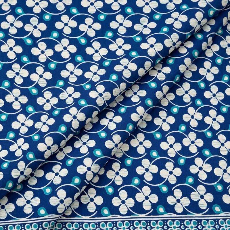 Floral Cotton Fabric - EA4907 - Folds