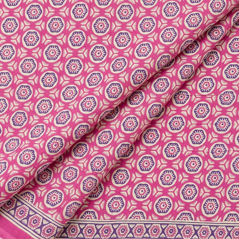 Ajrakh Cotton Fabric - EA4911 - Folds
