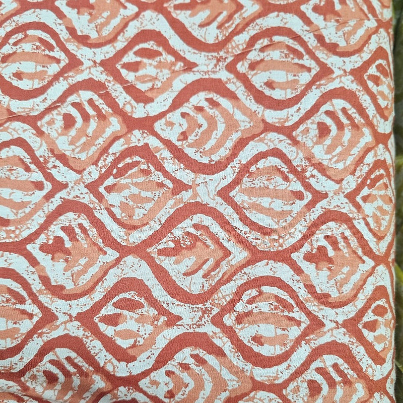 Batik Cotton Fabric - EA4915 - Flat Fabric