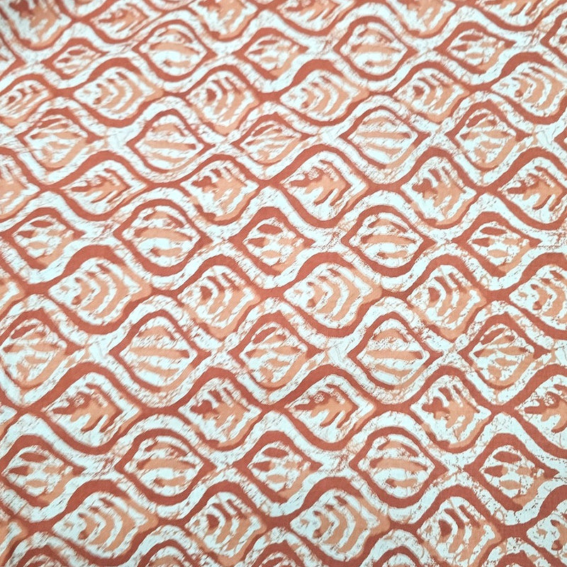 Batik Cotton Fabric - EA4916 - Flat Fabric