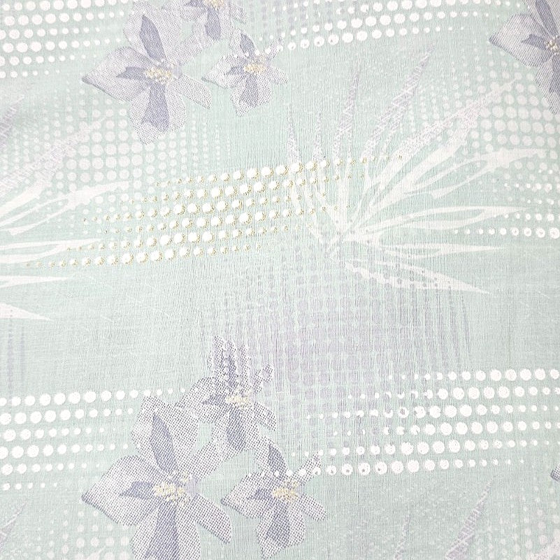 Foil Print Cotton Fabric - EA4963 - Flat fabric