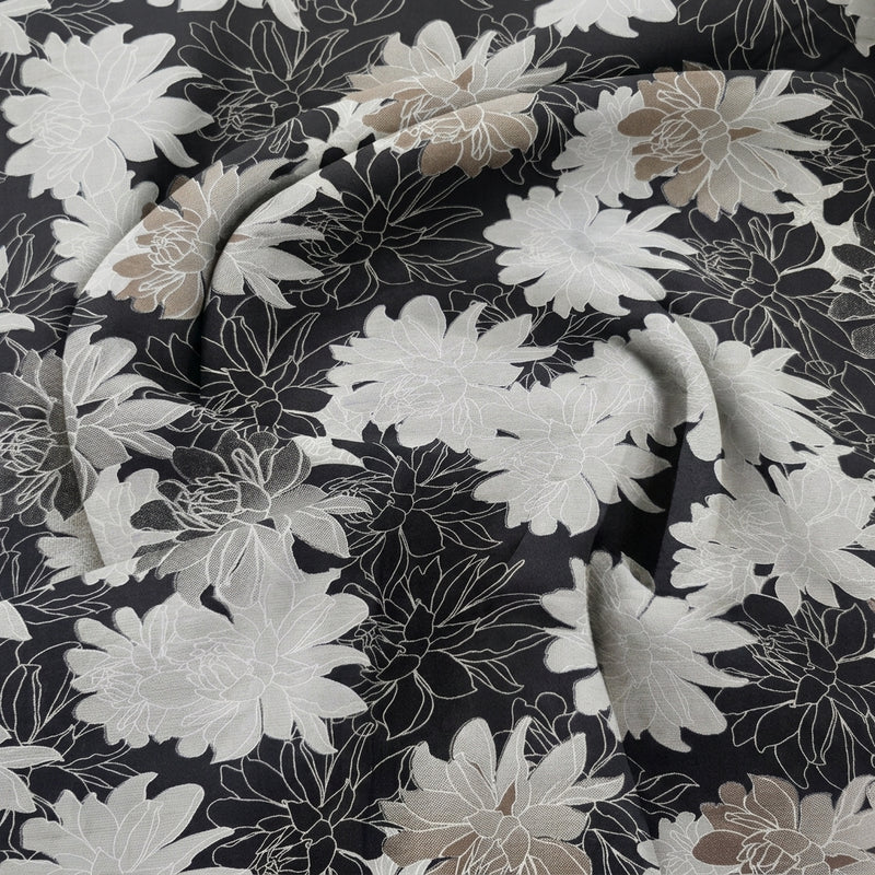 Foil Print Cotton Fabric - EA4974 - Swirl