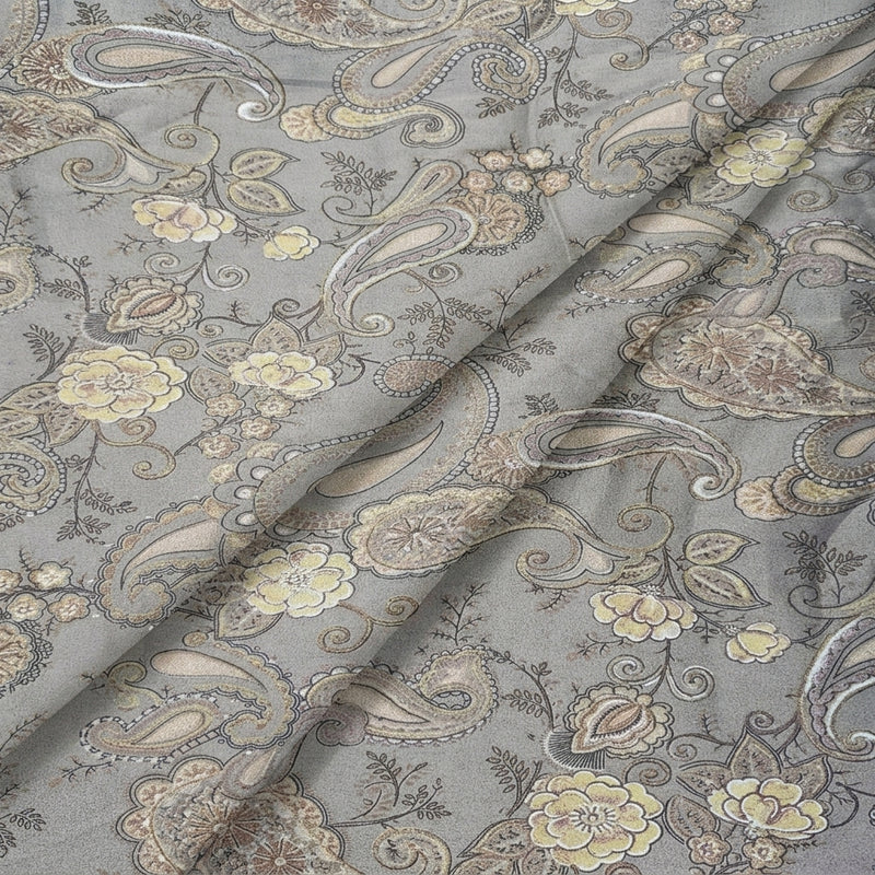 Foil Print Cotton Fabric - EA4975 - Folds