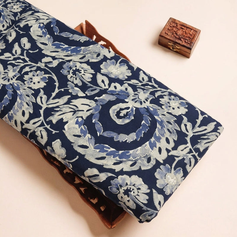 Foil Print Cotton Fabric - EA4978 - Tray