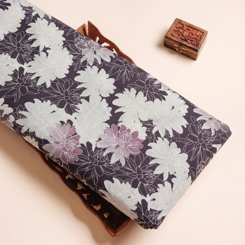 Foil Print Cotton Fabric - EA4981 - Tray