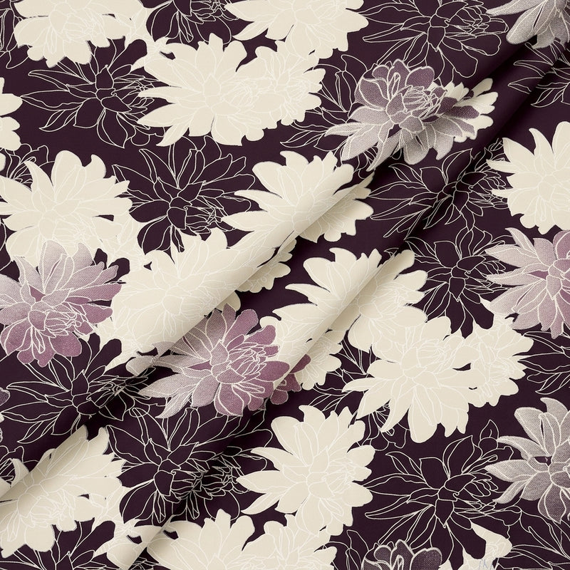Foil Print Cotton Fabric - EA4981 - Folds