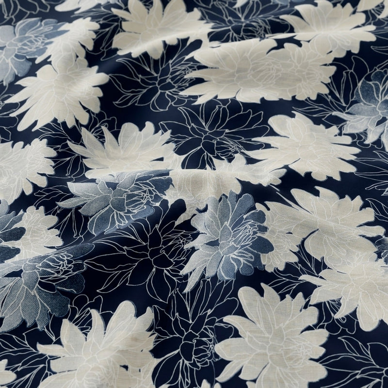 Foil Print Cotton Fabric - EA4982 - Swirl