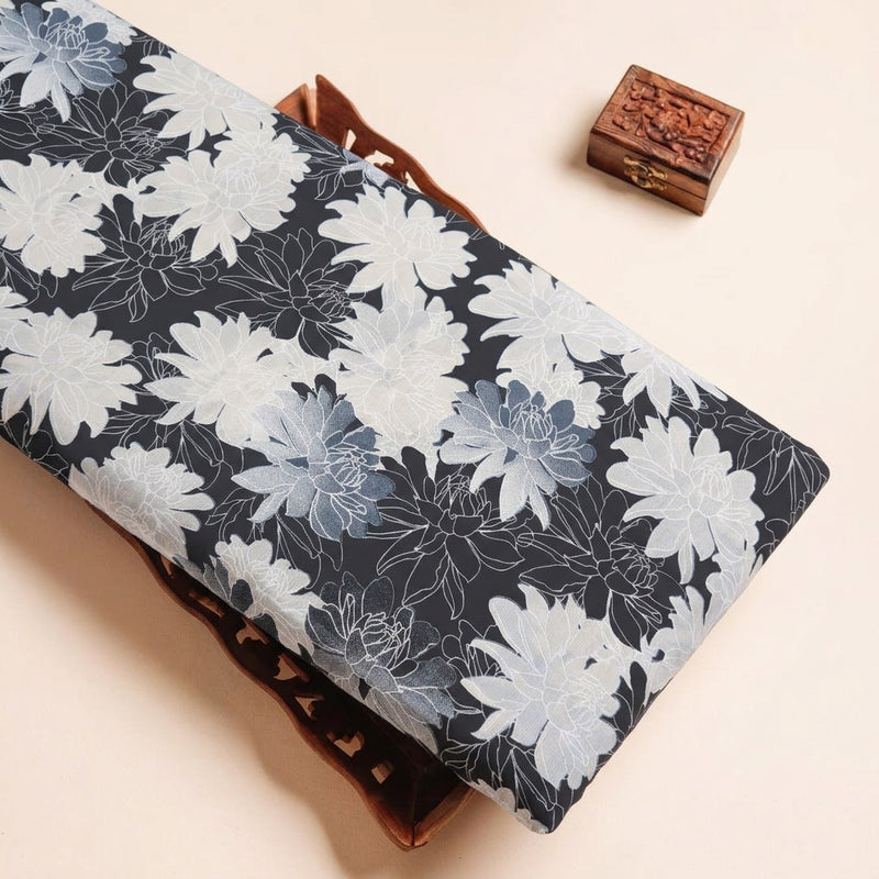 Foil Print Cotton Fabric - EA4982 - Tray