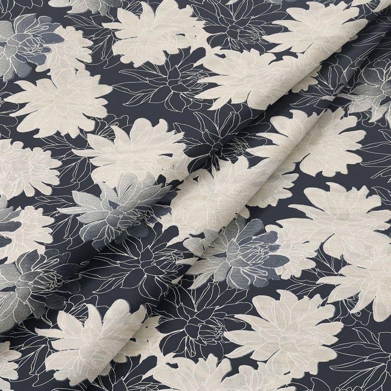 Foil Print Cotton Fabric - EA4982 - Folds