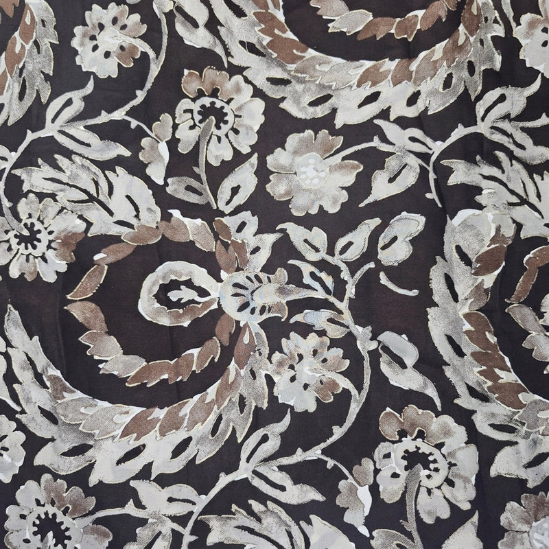 Foil Print Cotton Fabric - EA4983 - Swirl