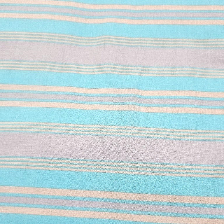 Stripes Cotton Fabric - EA4989 - Flat fabric