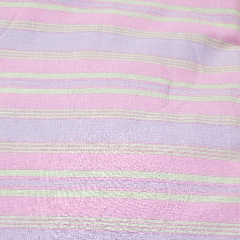 Stripes Cotton Fabric - EA4990 - Flat fabric