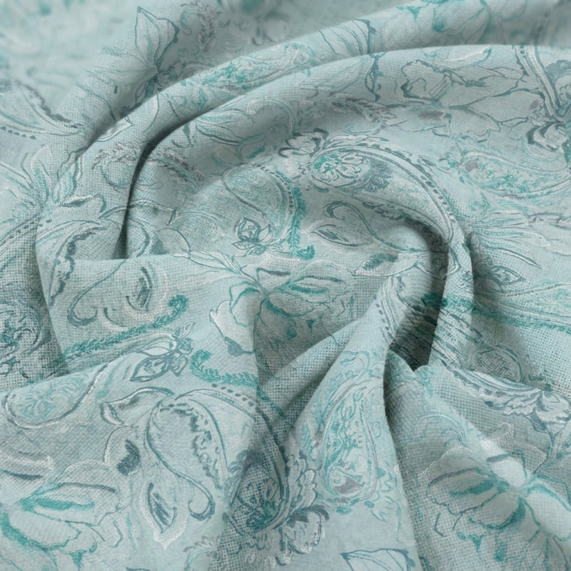 Foil Print Cotton Fabric - EA4991 - Swirl