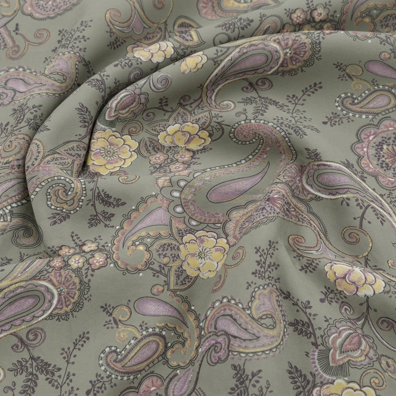 Foil Print Cotton Fabric - EA4992 - Swirl