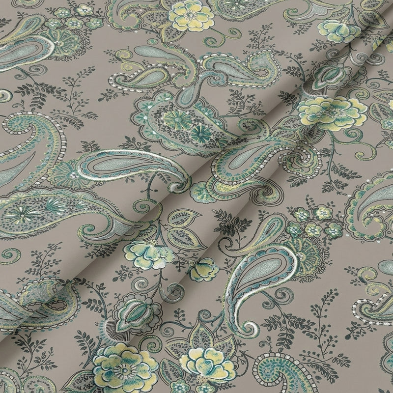 Foil Print Cotton Fabric - EA4993 - Folds