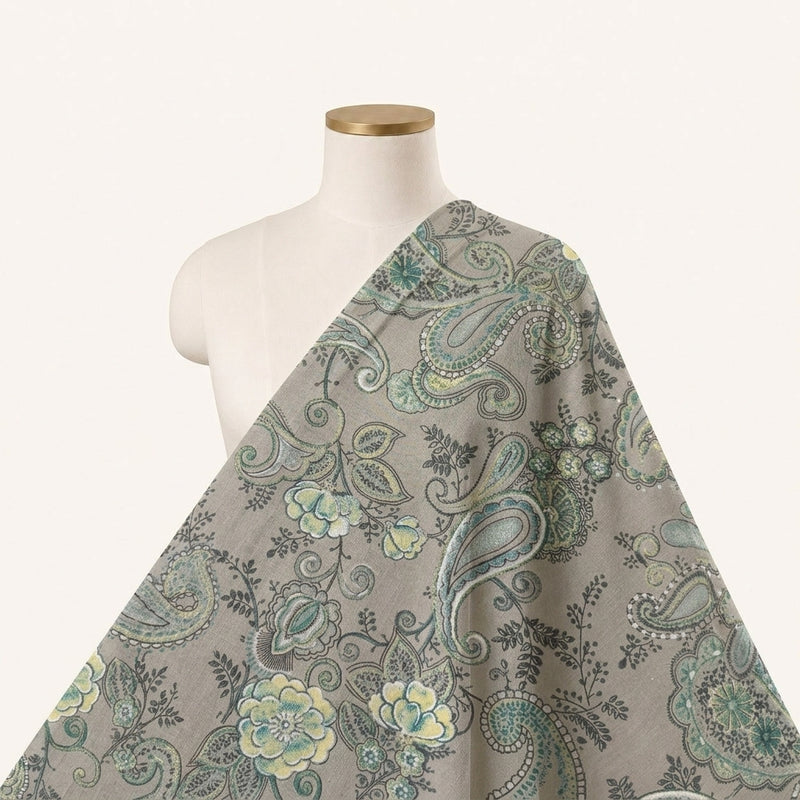 Foil Print Cotton Fabric - EA4993 - Saree Drape