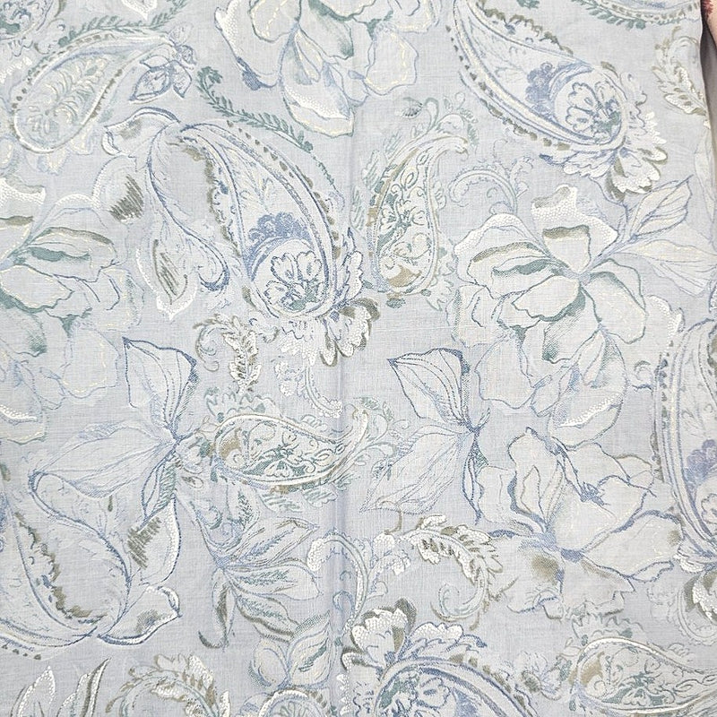 Foil Print Cotton Fabric - EA4994 - Flat Fabric