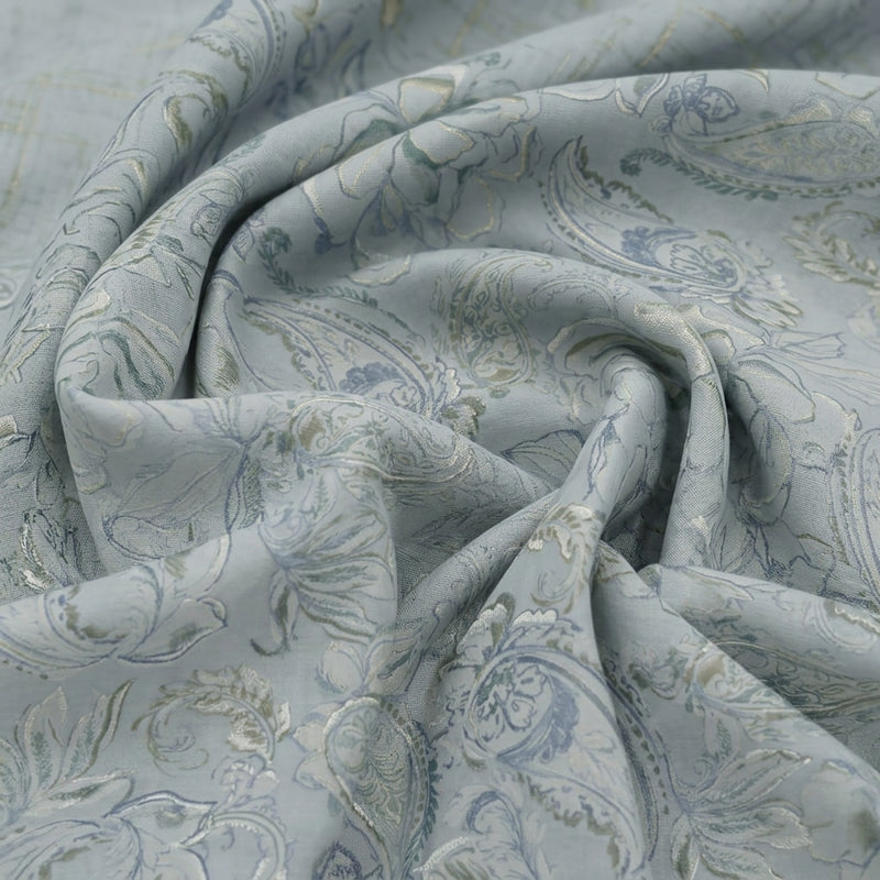 Foil Print Cotton Fabric - EA4994 - Swirl