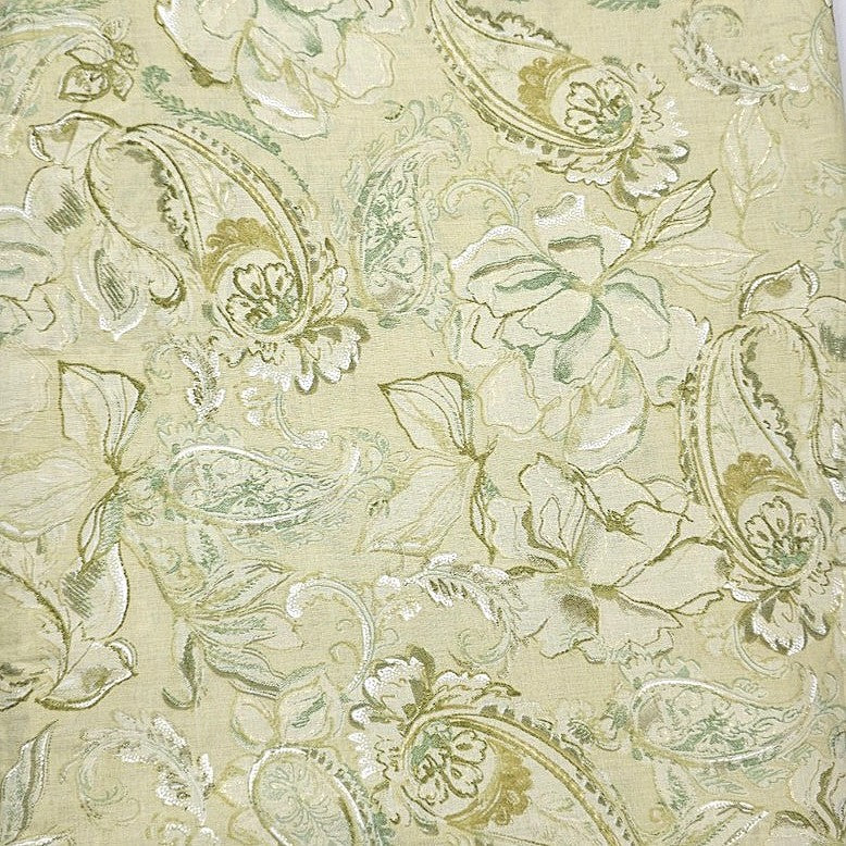 Foil Print Cotton Fabric - EA4995 - Flat Fabric