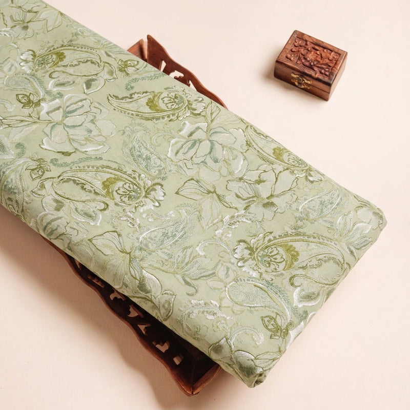 Foil Print Cotton Fabric - EA4995 - Tray