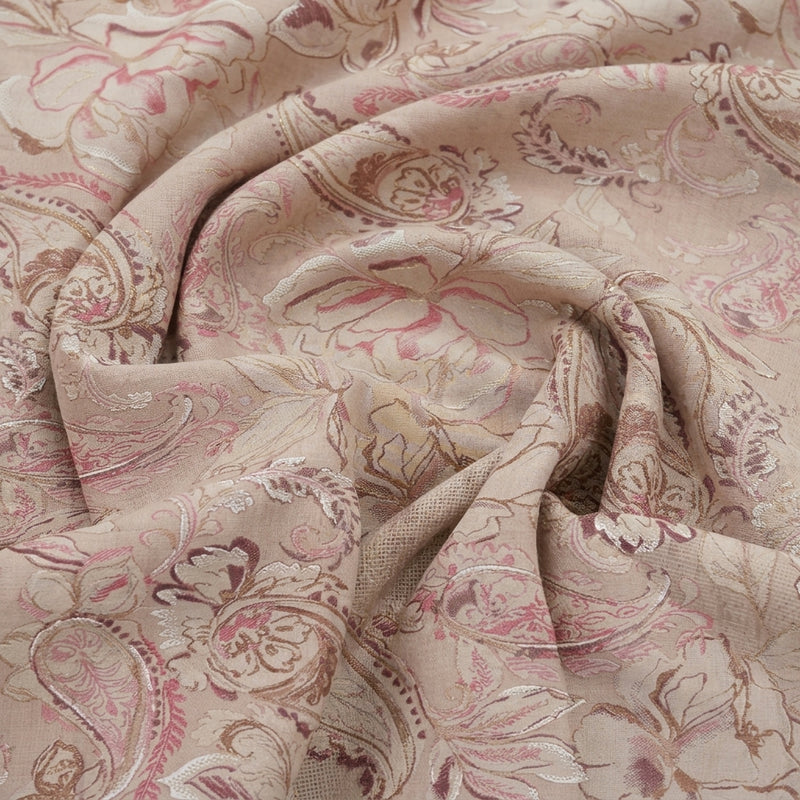 Foil Print Cotton Fabric - EA4996 - Swirl
