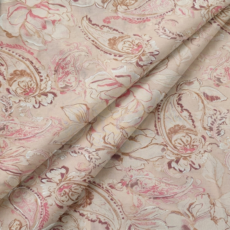 Foil Print Cotton Fabric - EA4996 - Folds