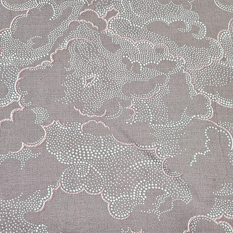 Foil Print Cotton Fabric - EA5000 - Flat fabric