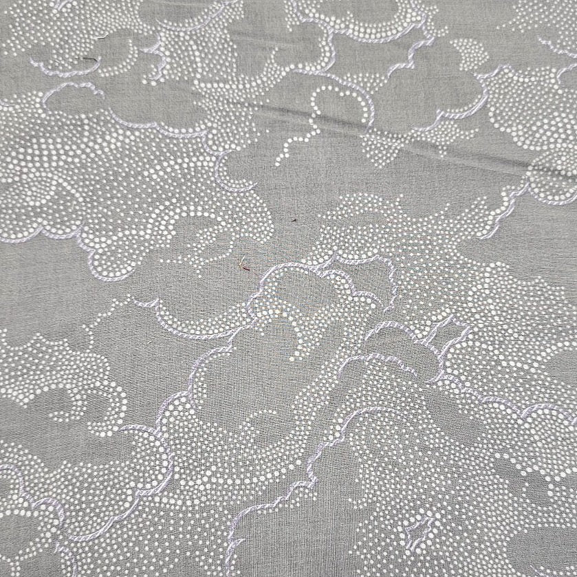 Foil Print Cotton Fabric - EA5001 - Flat fabric