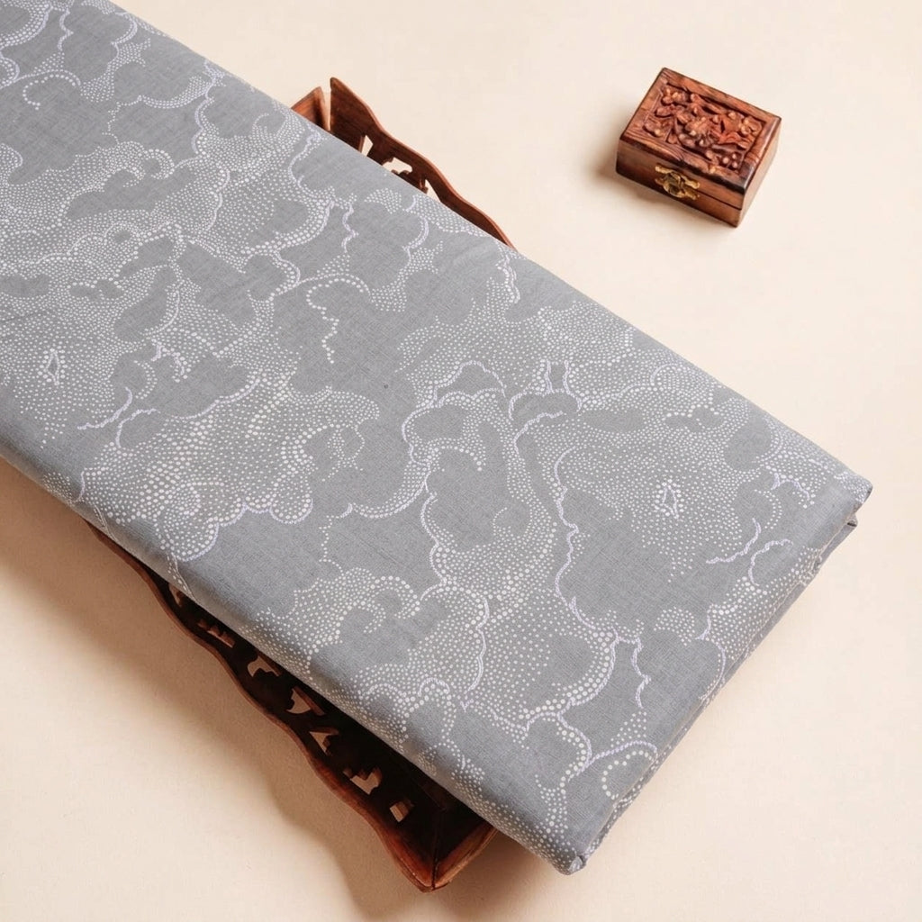 Foil Print Cotton Fabric - EA5001 - tray_3