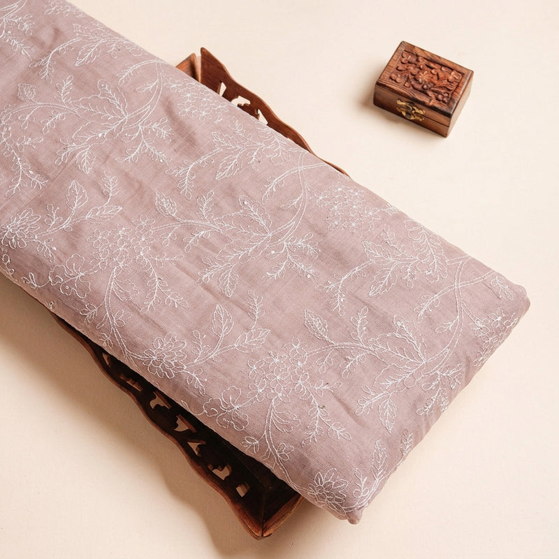 Floral Embroidery Linen Fabric - EA5024 - Tray