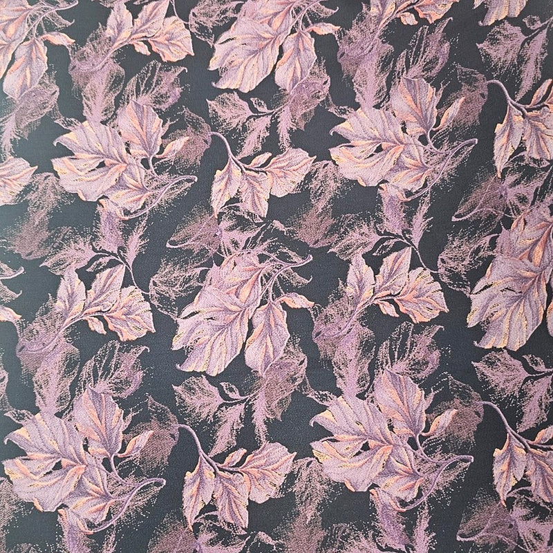 Leaf Crepe Fabric - EA5029 - Flat Fabric