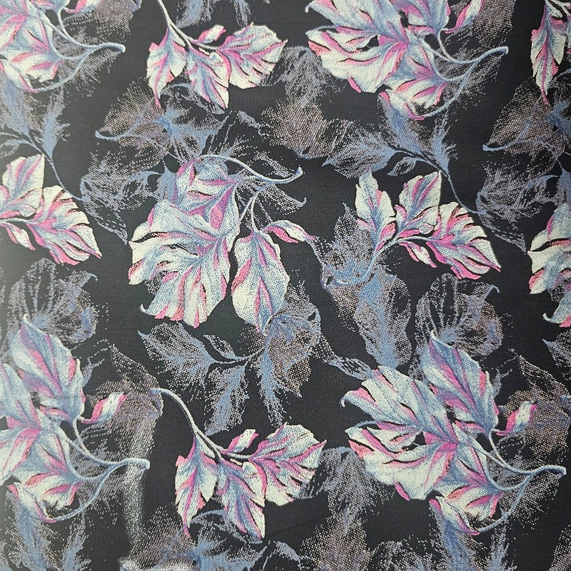 Leaf Crepe Fabric - EA5030 - Flat Fabric