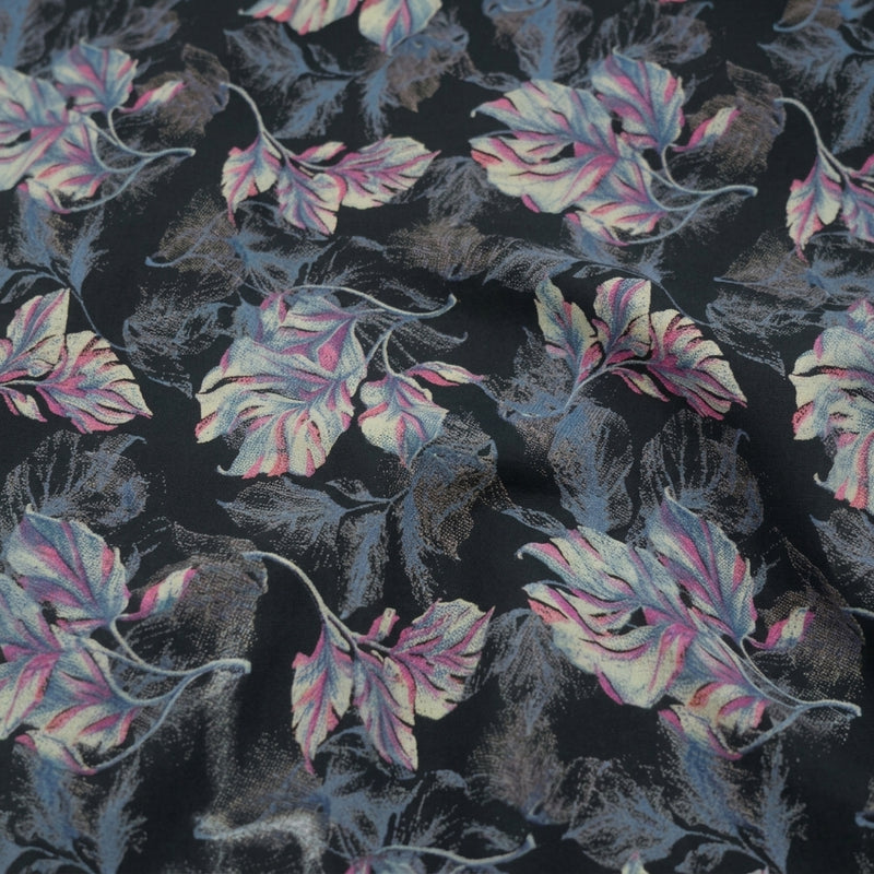 Leaf Crepe Fabric - EA5030 - Swirl