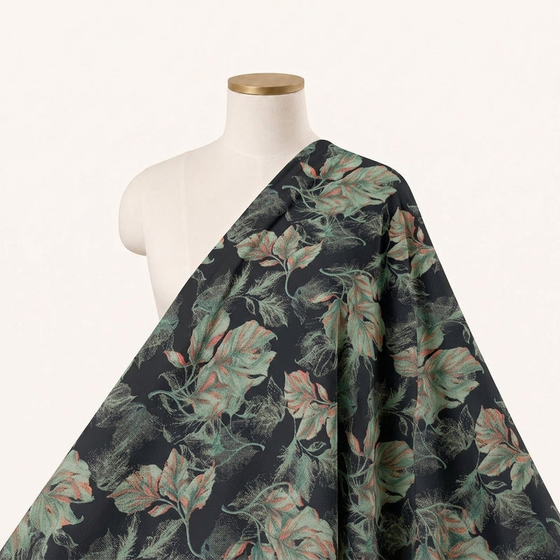 Leaf Crepe Fabric - EA5032 - Saree Drape