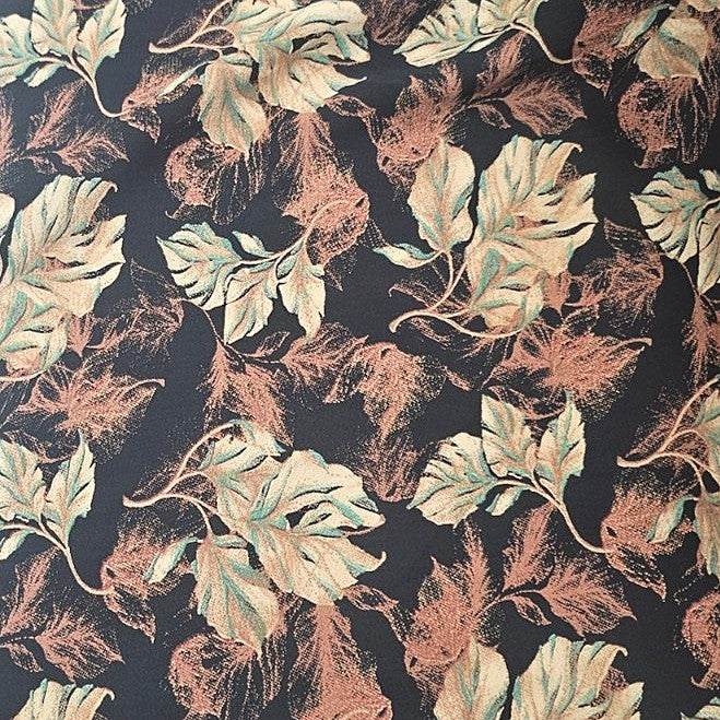 Leaf Crepe Fabric - EA5033 - Flat Fabric