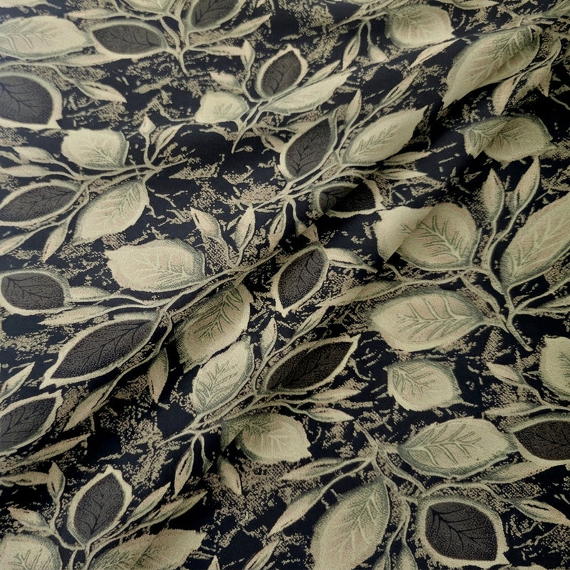 Floral Crepe Fabric - EA5037 - Folds