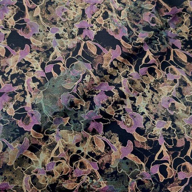 Abstract Crepe Fabric - EA5039 - Folds