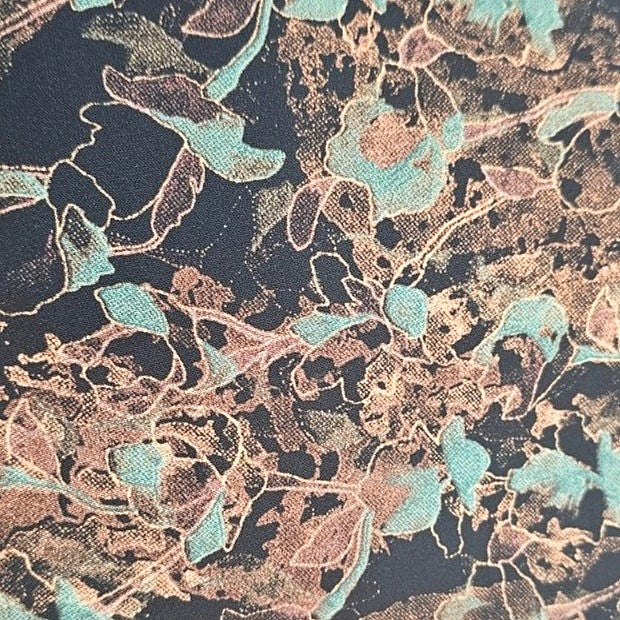 Abstract Crepe Fabric - EA5040 - Flat Fabric