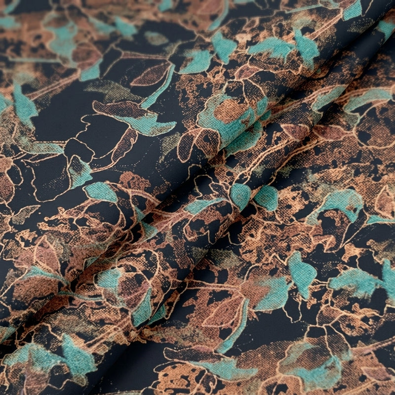 Abstract Crepe Fabric - EA5040 - Folds